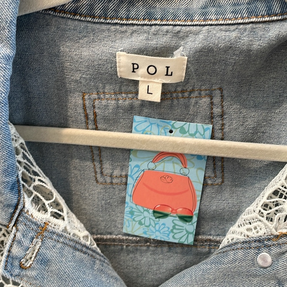 POL Denim Vest NWT - Picture 2 of 5